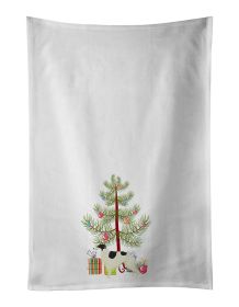 NEW Borzoi Christmas Tree Kitchen Towel Set of 2 White Dish Towels Decorative Bathroom Hand towel for Hand, Face, Hair, Yoga, Tea, Dishcloth, 19