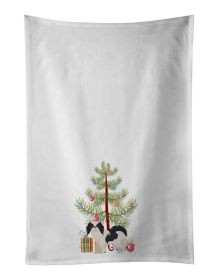 NEW Japanese Chin Christmas Tree Kitchen Towel Set of 2 White Dish Towels Decorative Bathroom Hand towel for Hand, Face, Hair, Yoga, Tea, Dishclo