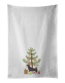 NEW Alaskan Malamute Christmas Tree Kitchen Towel Set of 2 White Dish Towels Decorative Bathroom Hand towel for Hand, Face, Hair, Yoga, Tea, Dish