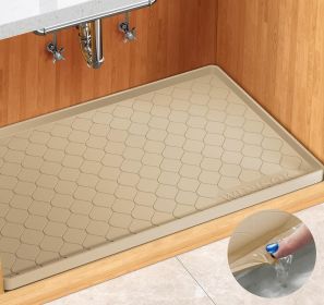 Silicone Under Sink Mat 34" x 22", kitchen Essentials and Gadgets, Shelf liner and Cabinet Protector, Home Organizers and Storage (Pack Size: 1 Pack)